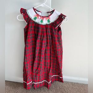 Smocked Christmas Dress | Little Girl’s Size 6